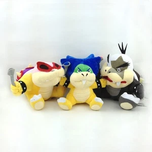 3X Super Mario Bros Koopalings Roy Ludwig von Morton Jr. Koopa Soft Plush Toy 7" - Picture 1 of 3