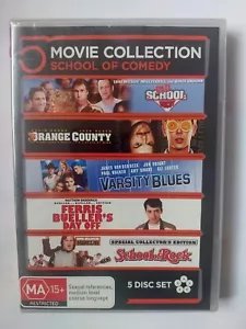 Old School / Otange County / Varsity Blues / Ferris Bueller / School of Rock-DVD - Picture 1 of 7