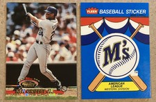 1993 Topps Stadium Club Members Choice Ken Griffey Jr. #591 Mariners + Sticker