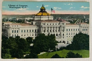 Antique Unused Postcard - Library of Congress, Washington, DC - Picture 1 of 2