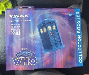 Magic The Gathering Universes Beyond: Doctor Who Collector Booster IN HAND!!!!!!