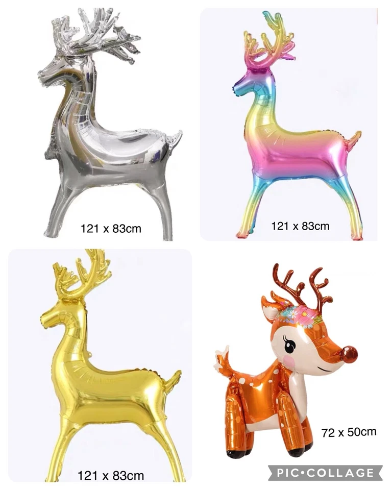 Christmas Theme Standing Reindeer Foil Balloons Decoration🎁❤️ - image 1 of 1