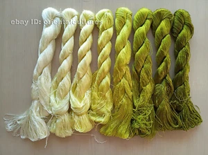 8bundles 100%natural mulberry silk,hand-dyed suzhou embroidery silk floss/thread - Picture 1 of 12