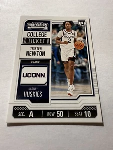 2024-25 Panini NIL UConn Collegiate Tristen Newton #32 College Ticket - Bild 1 von 3