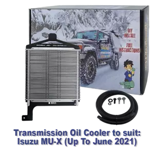 Heavy Duty Transmission Oil Cooler Kit to suit Isuzu MU-X with 5 and 6 Speed ... - Picture 1 of 5