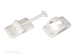 DOOR LATCH T-STYLE 3 1/2" WHITE - Picture 1 of 1