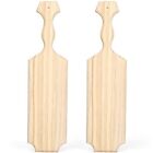 Pllieay 2 Pack 15 Inch Unfinished Wooden Paddle Sorority Paddle Greek Fratern...