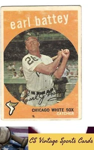 1959 Topps #114 Earl Battey - Bild 1 von 2