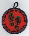 2020 Camp Orr High Adventure Base Patch (Westark Area Council), Blue Brd., Mint