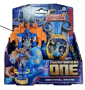 Juego de figuras de acción Transformers One Robot Battlers SENTINEL PRIME 5 pulgadas nuevo - Imagen 1 de 2