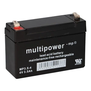 Batterie plomb multipuissance MP3,5-4 Pb 4V 3,5Ah Faston 4,8 mm - Photo 1/7