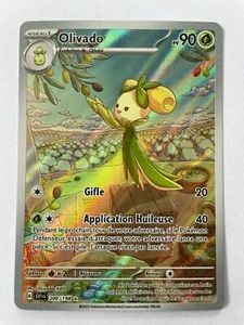 Carte Pokémon OLIVADO 200/198 Secrète Ecarlate et Violet FR NEUF - Foto 1 di 2