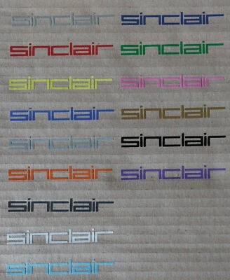 Sinclair Vinyl Decals Stickers - ZX Spectrum Retro Vintage Computer Themed  - Image 1 of 2