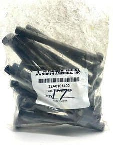 Mitsubishi 32A0101400 S4S HEAD BOLT SET 17PCS, SAME DAY SHIPPING - Picture 1 of 6