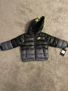 New Nike Baby Boys SYNTHTIC FILL Hooded Winter Puffer Jacket Size 24 Months $85 - Picture 1 of 9
