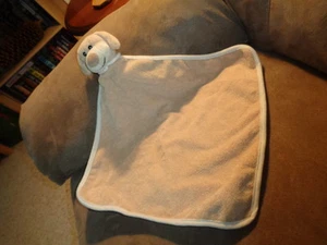 Security Blanket Dog Brown Tan Puppy Baby Lovey Rattle JAAG Plush stuffed RARE - Picture 1 of 8