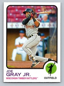 2022 Topps Heritage Minor League #28 Joe Gray Jr. NM/MT - Picture 1 of 2