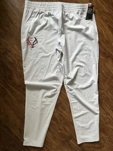 New Under Armour UA Squad Woven Warm-Up Pants 1343181 Men's Size 2XL $60 Grey - Picture 1 of 10