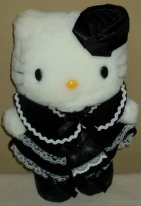 Hello Kitty x Nobara Takemoto Gothic Dress 22cm 8.7" Plush Dolls Sanrio 2006 NWT - Picture 1 of 13