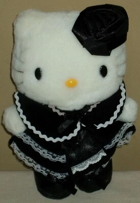Hello Kitty x Nobara Takemoto Gothic Dress 22cm 8.7" Plush Dolls Sanrio 2006 NWT - Image 1 of 4