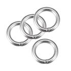304 Stainless Steel Welded O Ring 30mm(1.18") Outer Dia. 5mm Thickness 4pcs