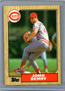 1987 Topps #644 John DENNY Pitcher Cincinnati REDS Excellent - Picture 1 of 2