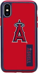 iPhone X / XS / 10S - Hard Hybrid Armor MLB Baseball Case Los Angeles LA Angels - Picture 1 of 6