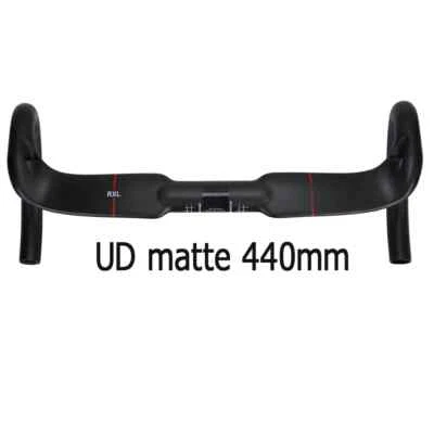 Road Bike Carbon Handlebars 4 Holes Inside 31.8mm UD Matte Cycling Drop Bar - Image 1 of 4