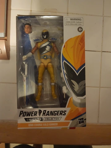 Power Rangers Lightning Collection Dino Charge Gold Ranger 6' Action Figure New Cover