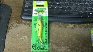 Cotton Cordell "wally diver", 3 1/8", 3/8 oz, NOS, NIP, free shipping - Picture 1 of 3