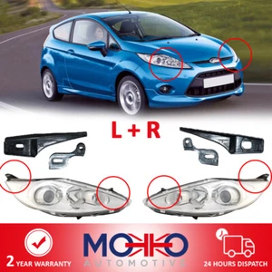 KIT RIPARAZIONE FARI STAFFA SCHEDA KIT RIPARAZIONE R+L LATO PER FORD FIESTA 2008-2012 - Foto 1 di 2