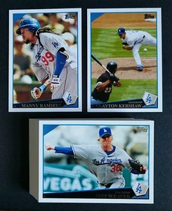 2009 Topps LOS ANGELES DODGERS ~ 36 Card Team Set Series 1 & 2 with Update - Picture 1 of 9