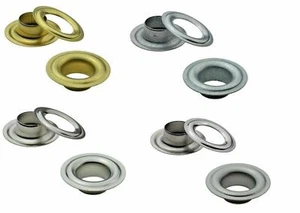 Ösen, Öse DIN 7332,Ø 10mm - 16mm, Messing, Stahl, Edelstahl, Planenöse, Banner - Bild 1 von 6