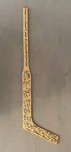 Vintage SPARTAK MOSCOW HC Autographed Mini Hockey Goalie Stick 1988 Soviet Cup - Picture 1 of 6