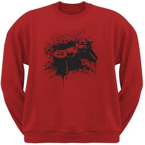 Game Controller Red Adult Sweatshirt - Picture 1 of 1