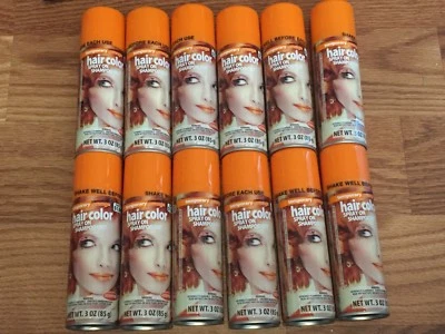 Lote de 12 GoodMark Temporal Color de Cabello Naranja Foto 1 de 2