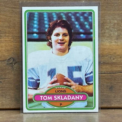 1980 Topps Football Card #463 Tom Skladany Detroit Lions - Image 1 of 2