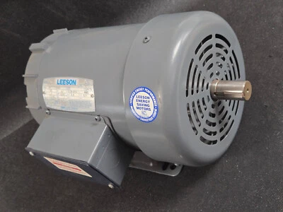 1-1/2 HP LEESON GRAIN STIRRING MOTOR 1725RPM 3Ph 208-230/460, FARMER'S SPECIAL!! - Image 1 of 4
