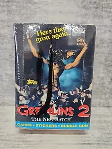 Topps Gremlins 2 Movie Vintage Full vintage Trading Cards Box NOS (C) - Picture 1 of 4