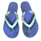Under Armour Rubber Purple Blue Flip Flops Sandals Size 6 7