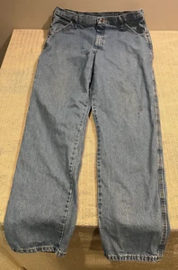Wrangler Jeans Men 38x34 Blue Rugged Wear Carpenter Utility 1032001V1 Workwear - Picture 1 of 7