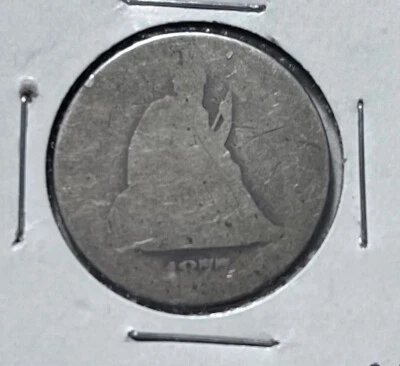 1877 seated liberty quarter - Image 1 of 2
