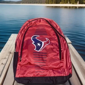 NEW Houston Texans NFL School BackPack Prime Time  Sports Book Bag NWT Kids Boys - Picture 1 of 4
