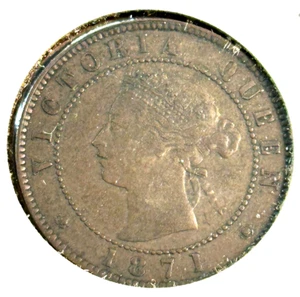 1871 PEI Large Cent Nice Original XF KM-4 CHRC - Picture 1 of 2