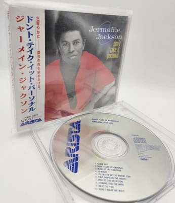 JERMAINE JACKSON Don't Take It Personal Japan 1st Press CD A32D-92 w/OBI 1989 - Image 1 of 4