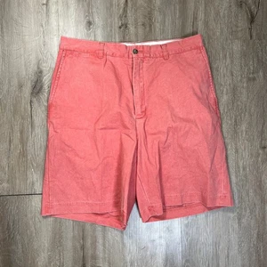 Pantalones Cortos Chinos Murray's Toggery Shop 9.5" Talla 34 100% Algodón Rosa Rojo Golf Nuevos con Etiquetas - Imagen 1 de 8