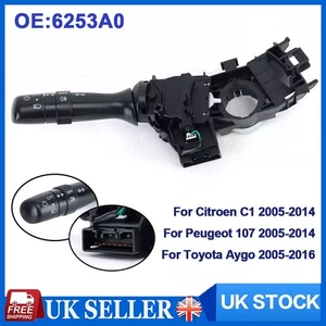 Indicator Light Switch Stalk For Peugeot 107 Citroen C1 Toyota Aygo 6253A0 HOT - Picture 1 of 16