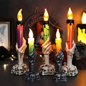 Halloween Electronic Candle Decoration Props, Candles for Halloween Candelabras - Picture 1 of 17