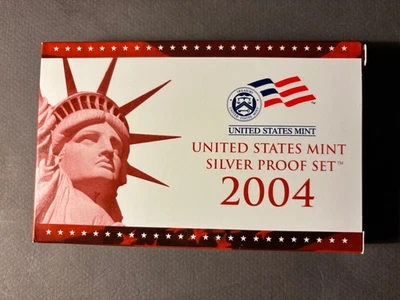 2004 50 States US Mint Silver Proof Set – Unopened Box - Image 1 of 3
