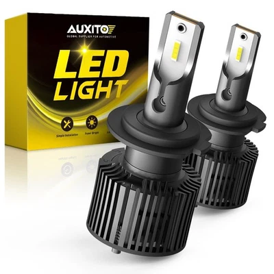 H7 LED Headlight Bulbs High Beam for Kia Optima 2014-2016 Forte 2019-2020 White Foto 1 de 4